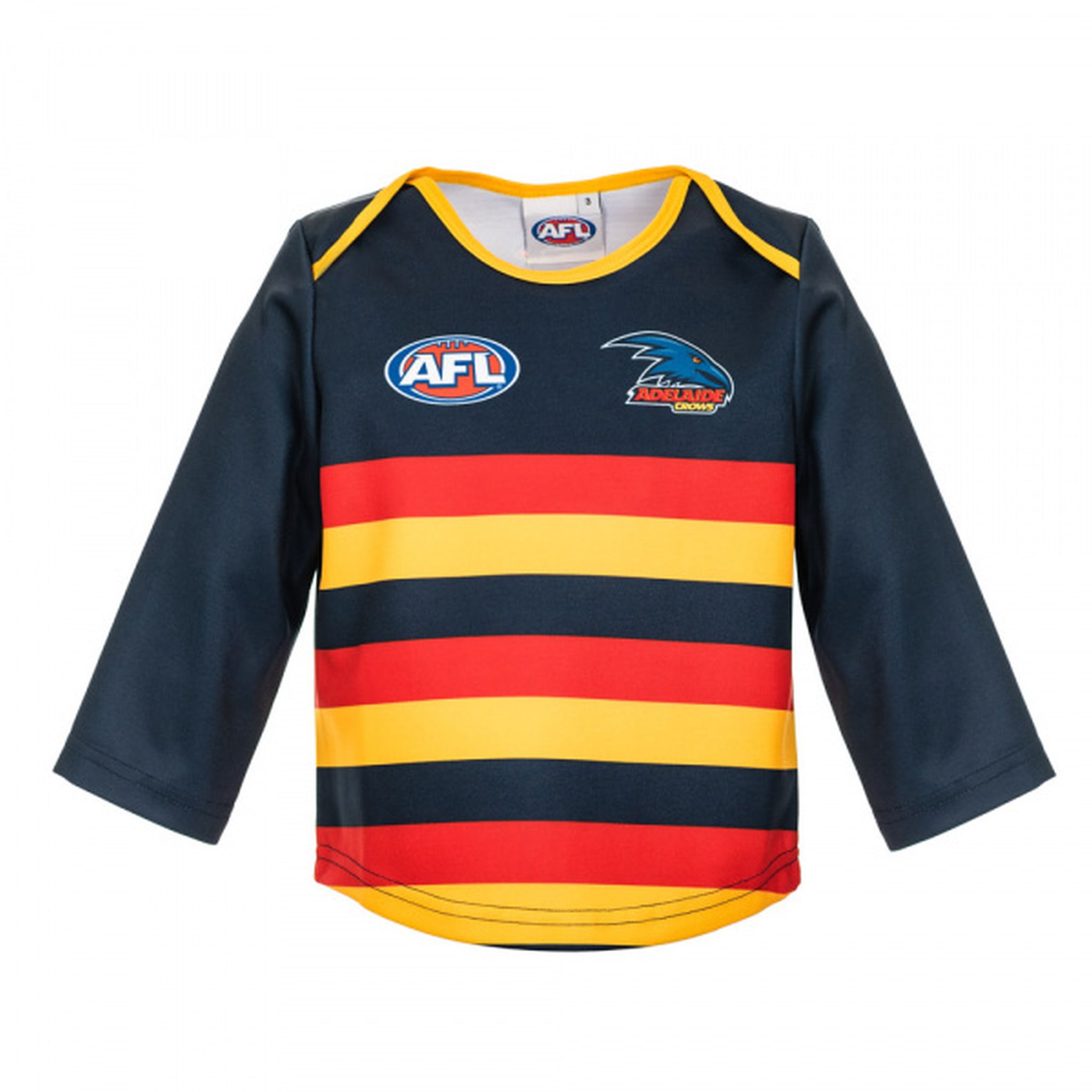 Burley Adelaide Crows AFL Infant Long Sleeve Replica Guernsey - (SIZE 2)