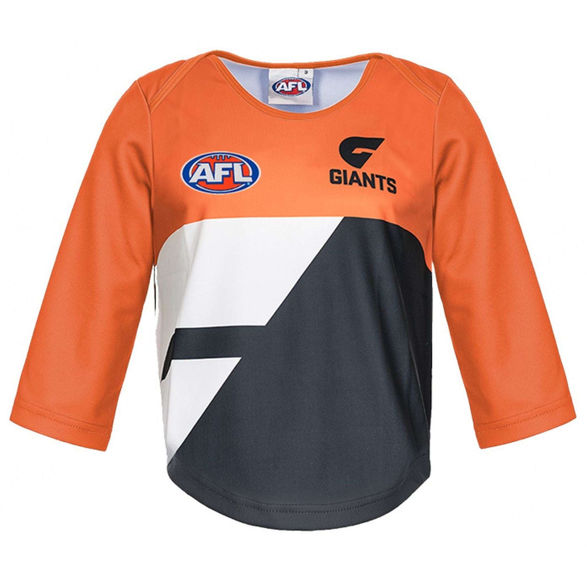 Burley GWS Giants AFL Infant Long Sleeve Replica Guernsey - (SIZE 2)
