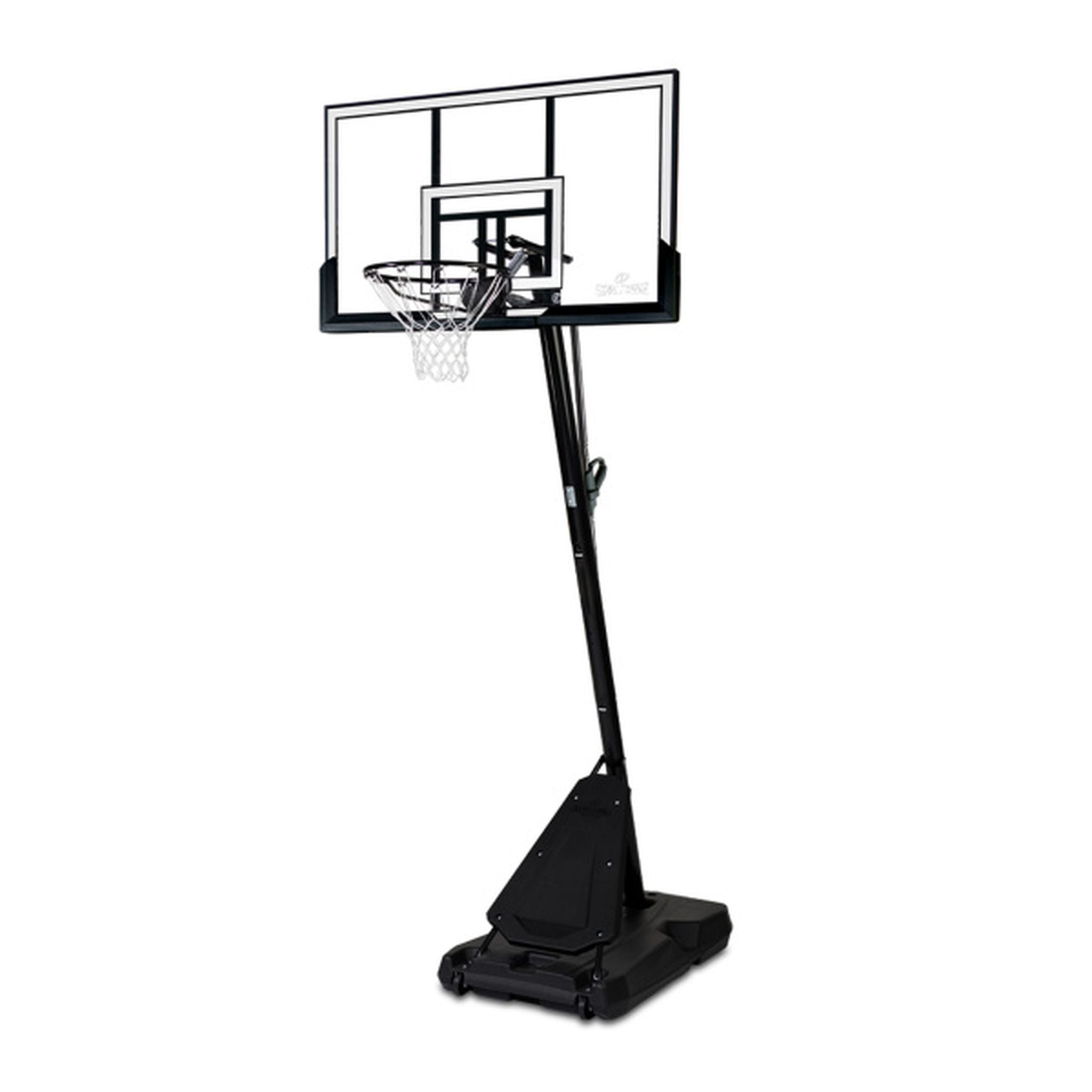 Spalding 52-inch Platinum Acrylic Portable Basketball System
