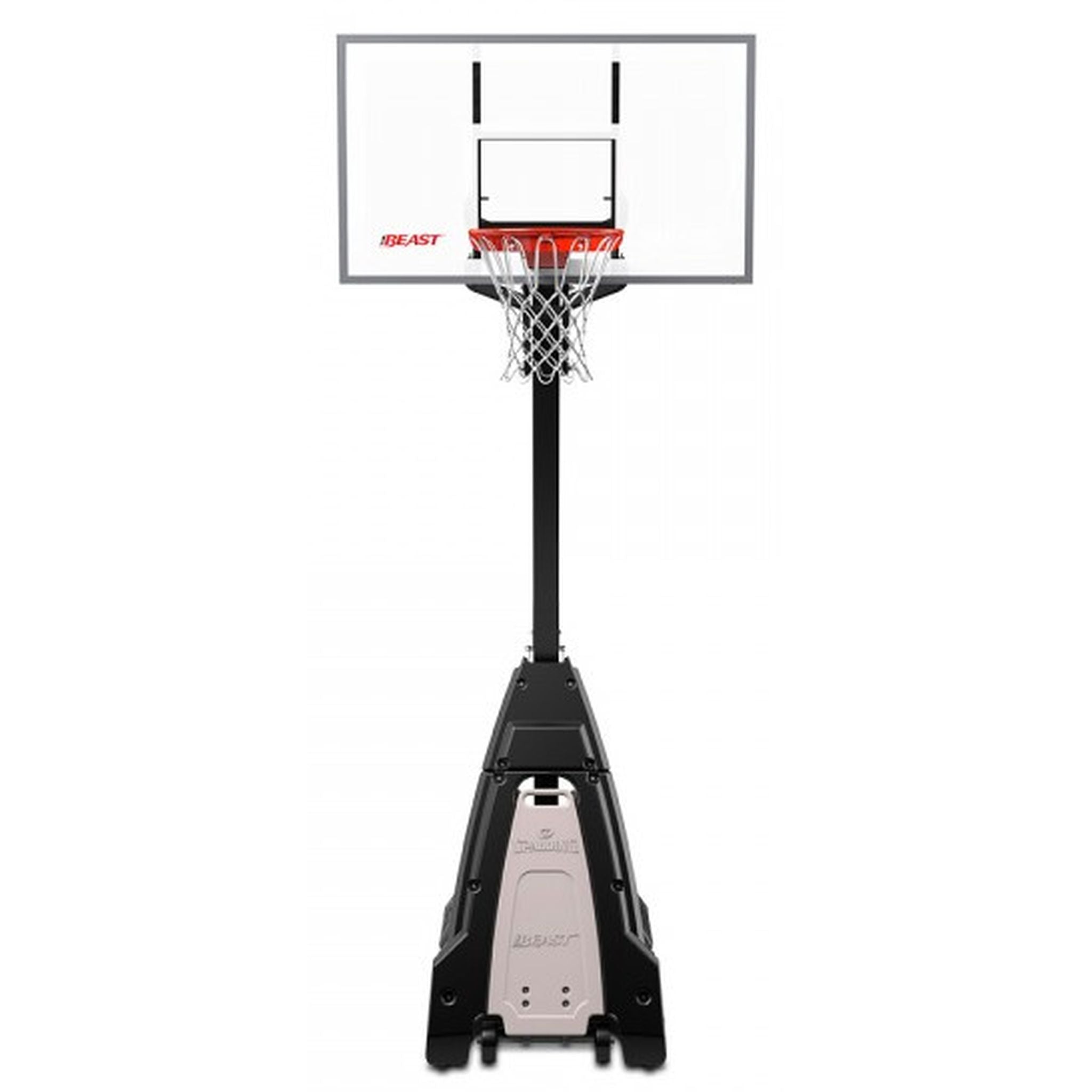 Spalding 60-inch THE BEAST Glass Portable Basketball System