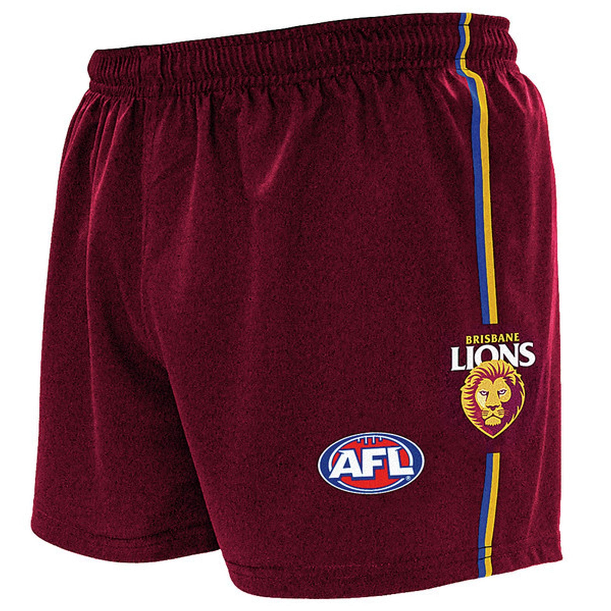 Burley Brisbane Lions AFL Replica Adults Shorts