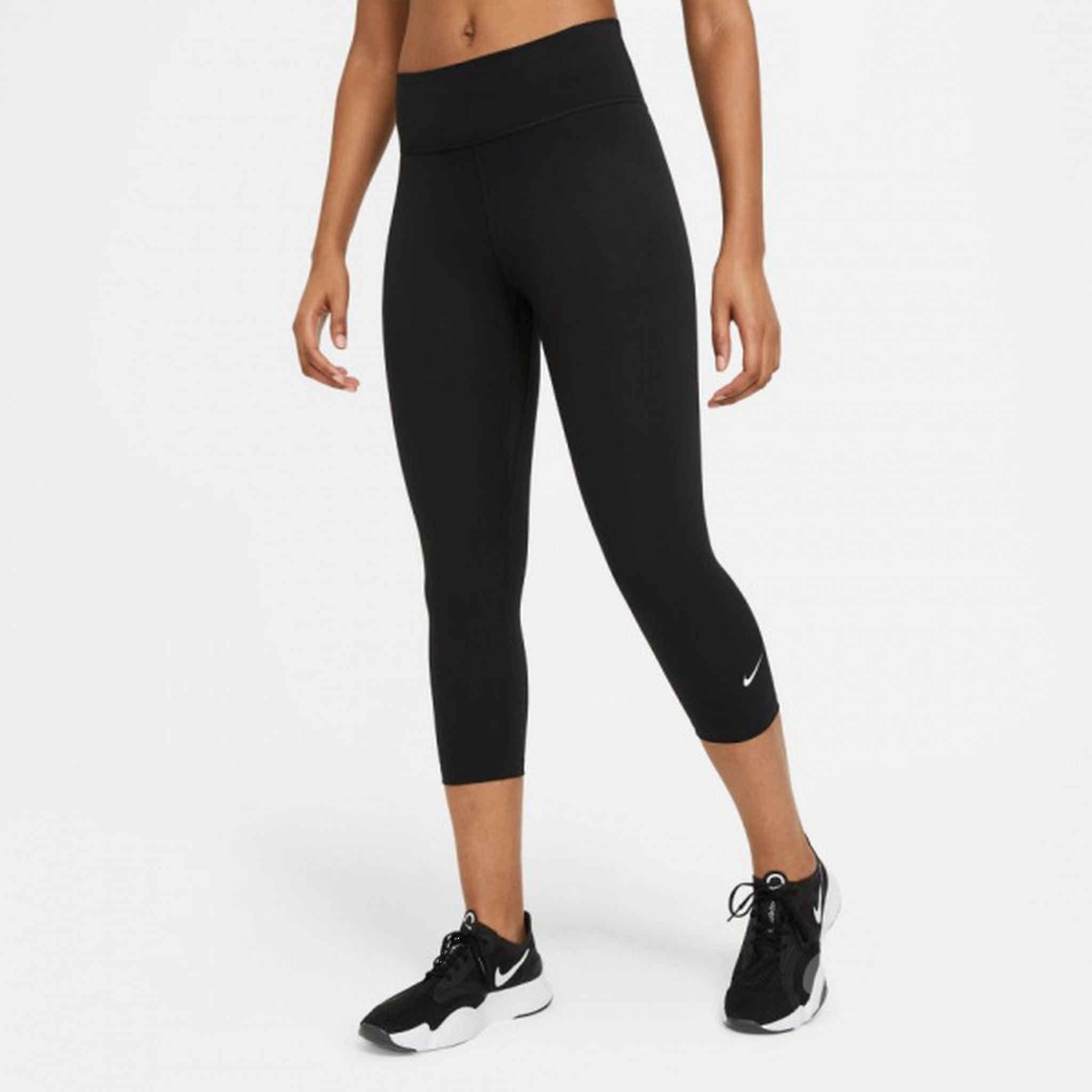 Nike Womens ONE Mid-Rise Capri Leggings