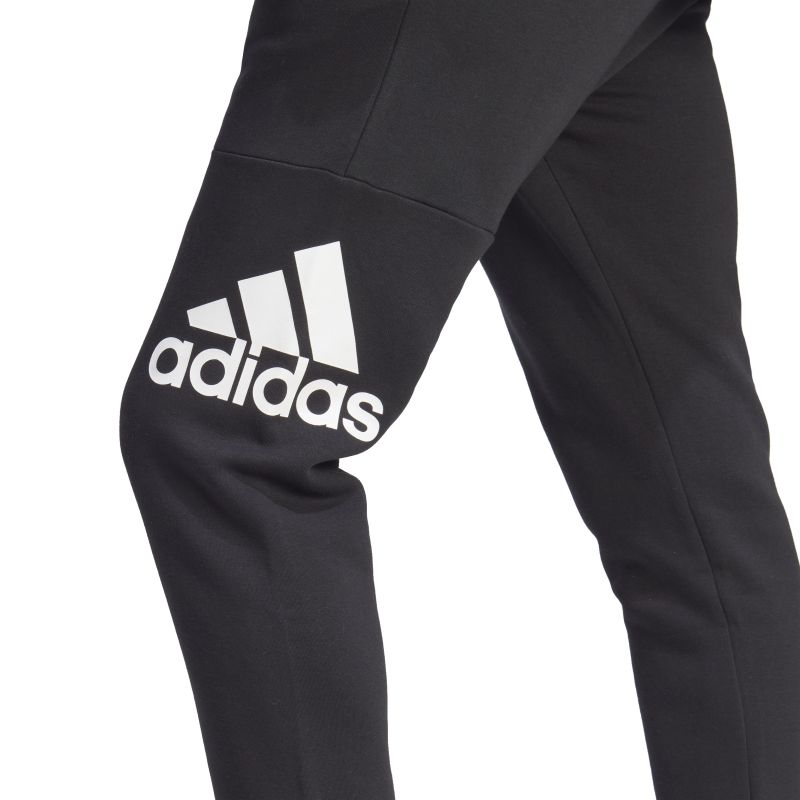 Adidas Mens Big Logo Fleece Tapered Cuffed Track Pant