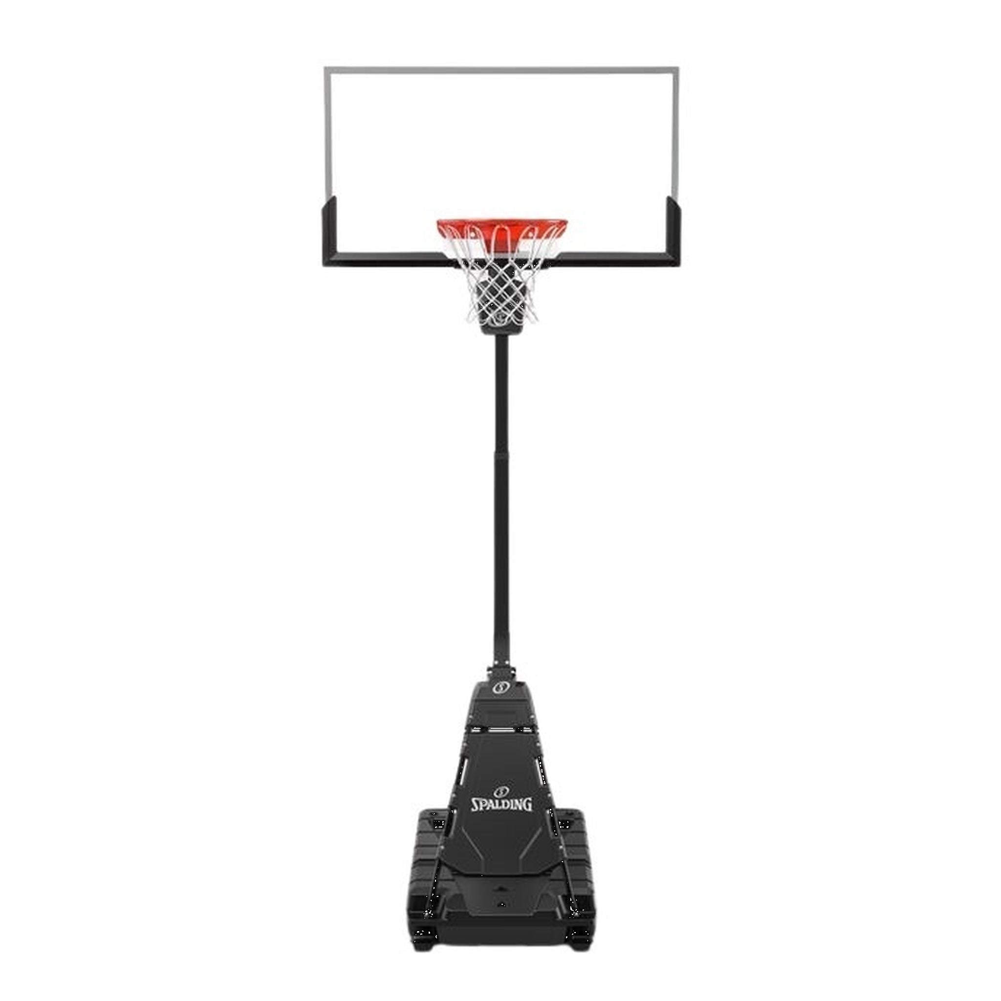 Spalding 54-inch Clear View Momentous EZ Assembly Acrylic Portable Basketball System