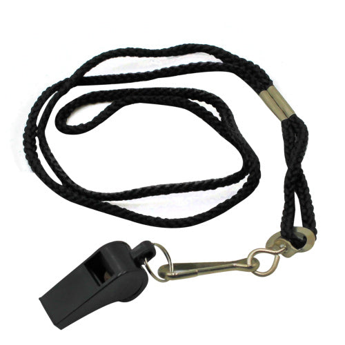 Nomis Plastic Whistle with Lanyard - Small