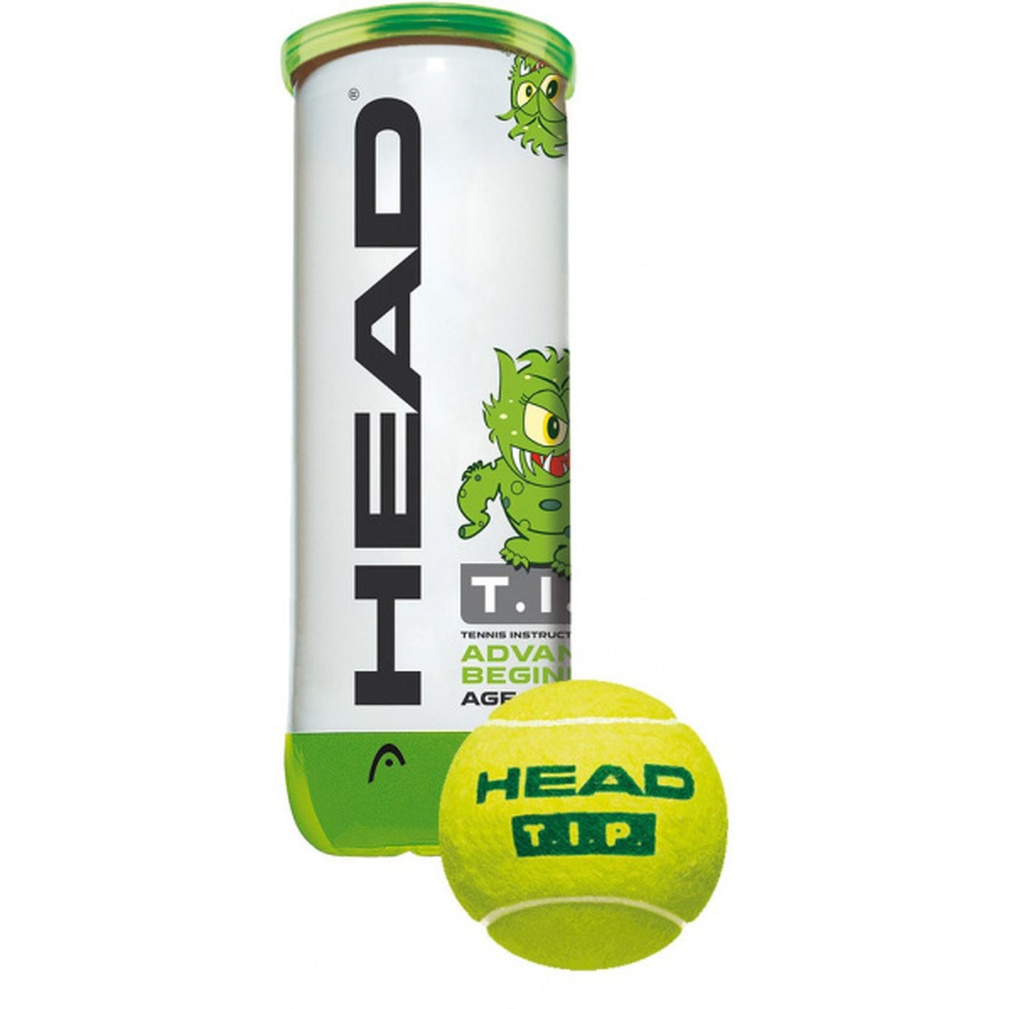 Head T.I.P GREEN - 3 Ball