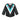 Burley Port Adelaide Power AFL Infant Long Sleeve Replica Guernsey - (SIZE 2)