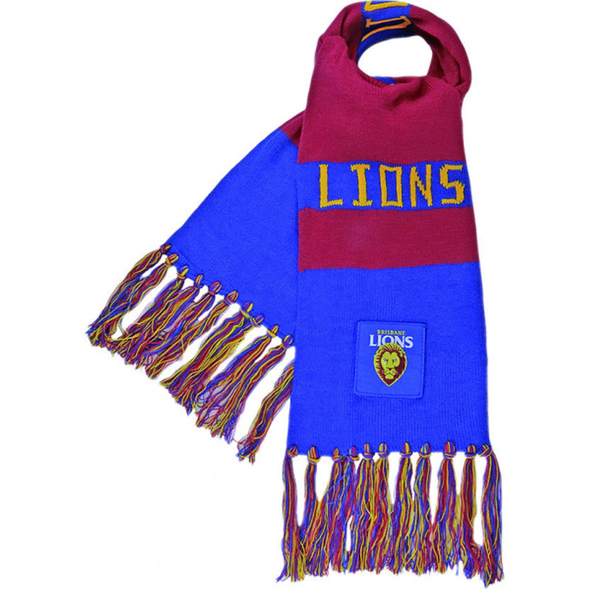 Burley Brisbane Lions AFL Bar Scarf