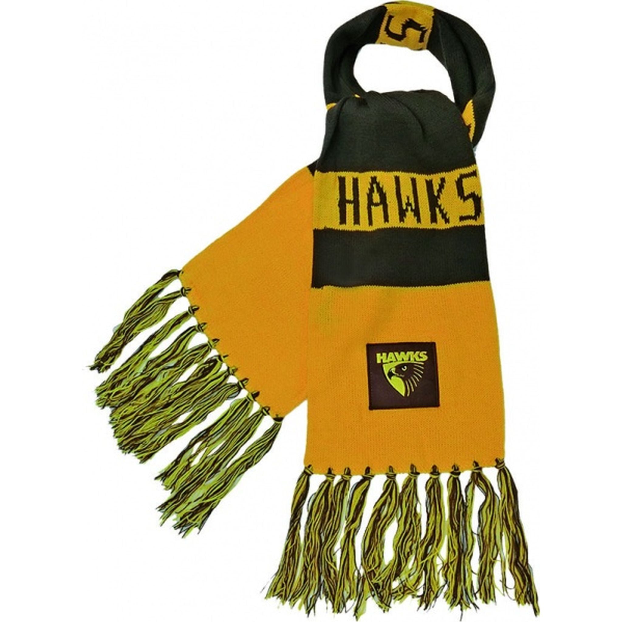 Burley Hawthorn Hawks AFL Bar Scarf