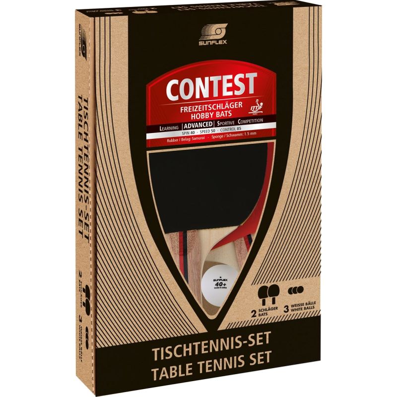 SUNFLEX Contest 2 Player Table Tennis Set