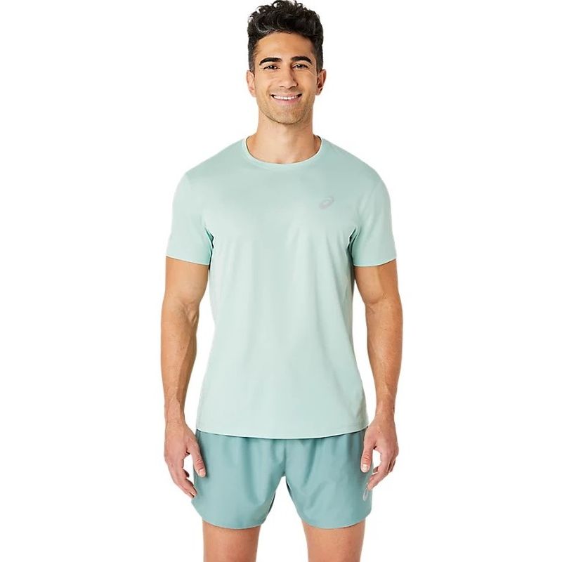 ASICS Mens Silver Running Top