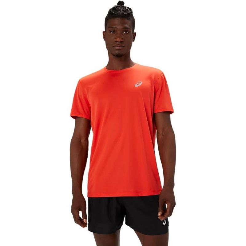 ASICS Mens Silver Running Top