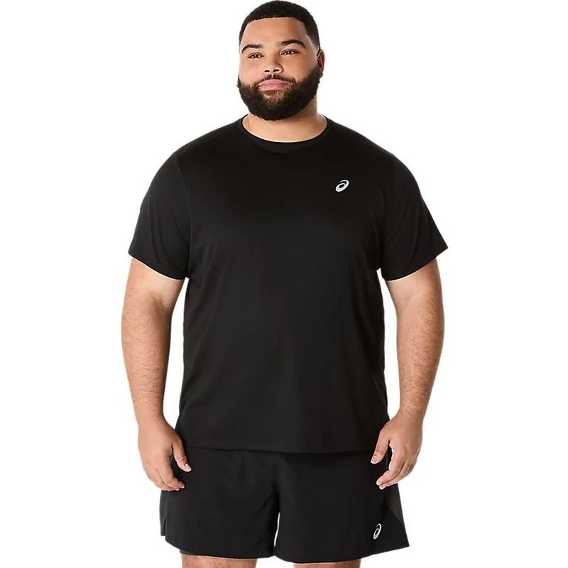 ASICS Mens Silver SS Running Top