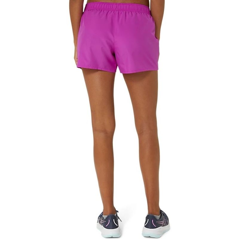 ASICS Womens Silver 4-inch Running Short