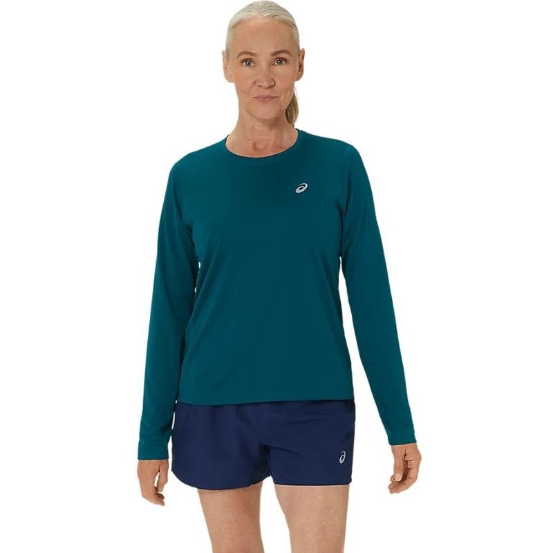 ASICS Womens Silver Long Sleeve Running Tee