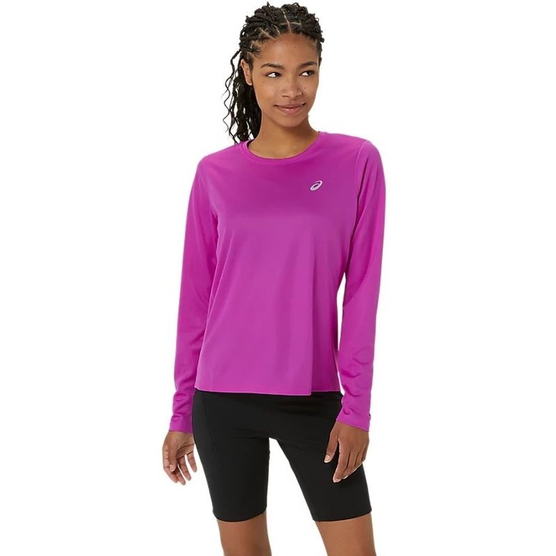 ASICS Womens Silver Long Sleeve Running Tee