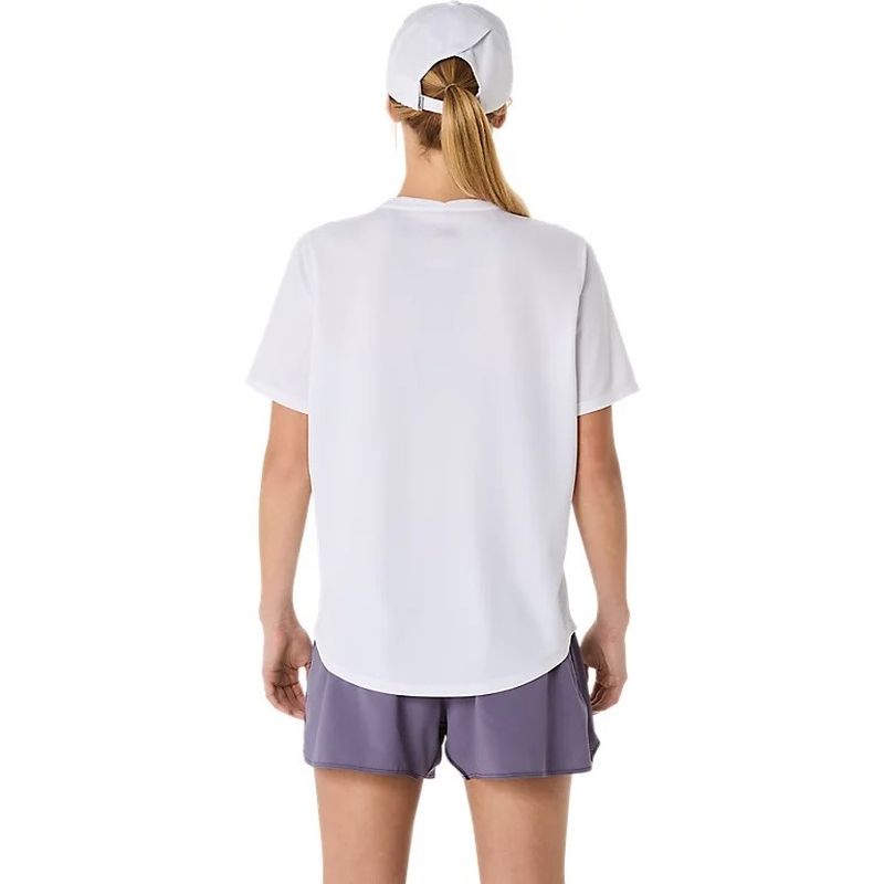 ASICS Womens Silver SS Running Top