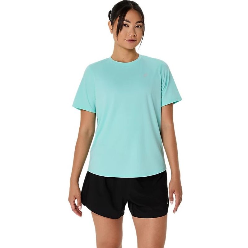 ASICS Womens Silver SS Running Top