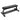 Bodyworx Flat Bench with Dumbell Rack