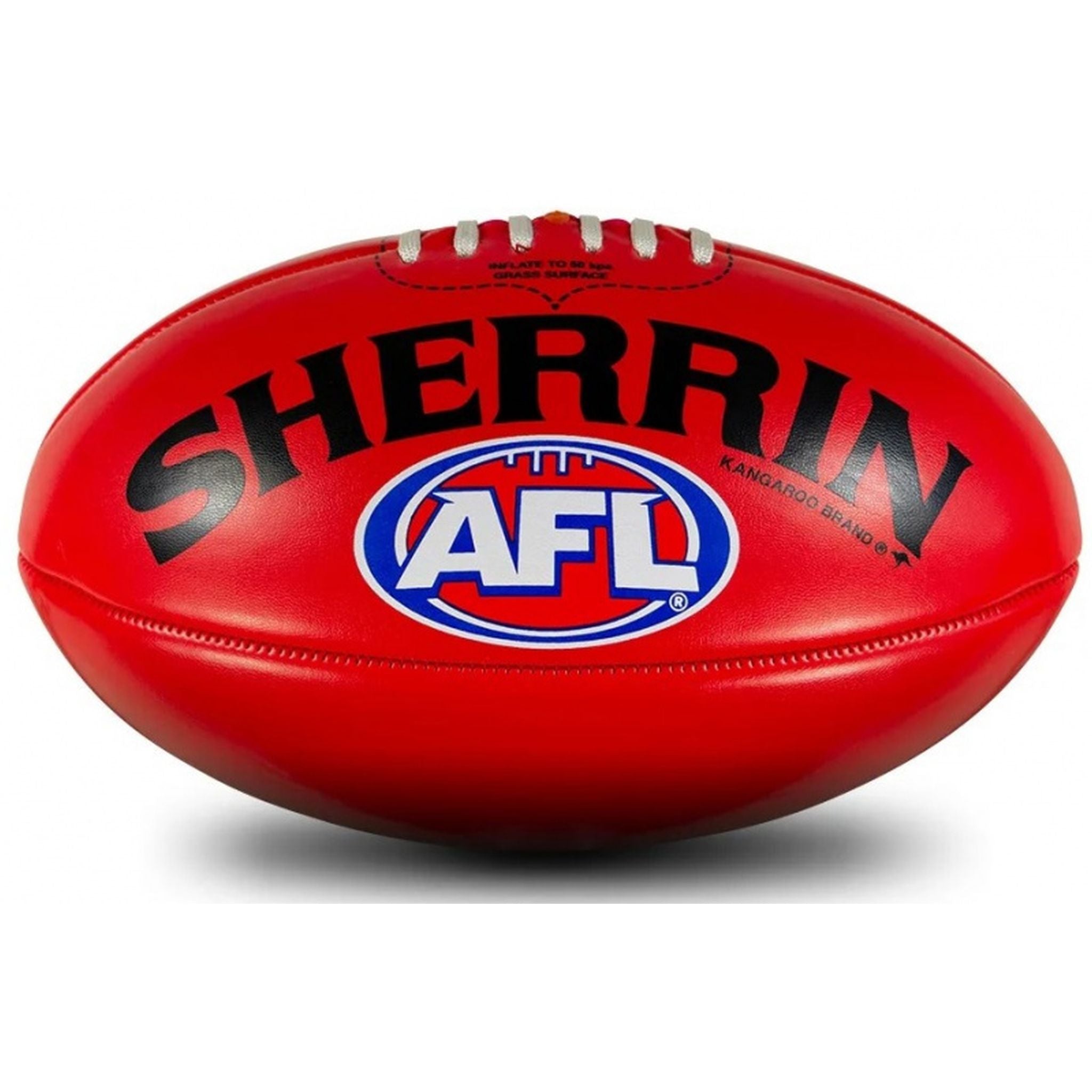 Sherrin AFL PVC RED Football - SIZE 5