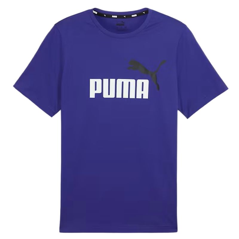 PUMA Mens Essentials+ 2 Colour Logo Tee