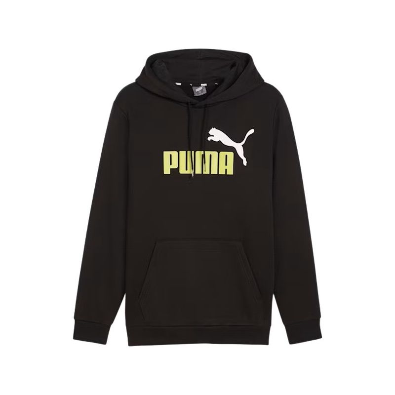 PUMA Mens Essentials+ Two-Tone Big Logo Hoodie