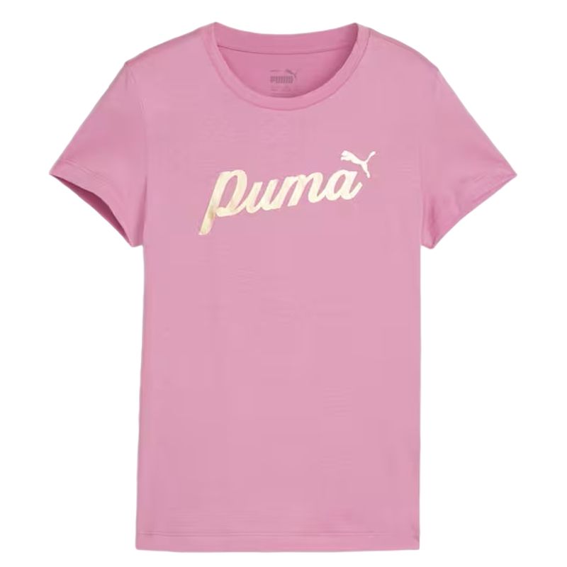 PUMA Girls Essentials+ Script Tee