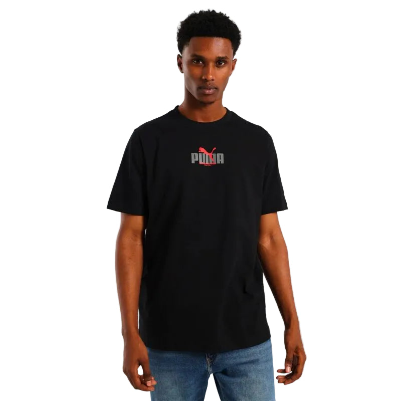 PUMA Mens Graphic PUMA Wording Tee – Sportsmart