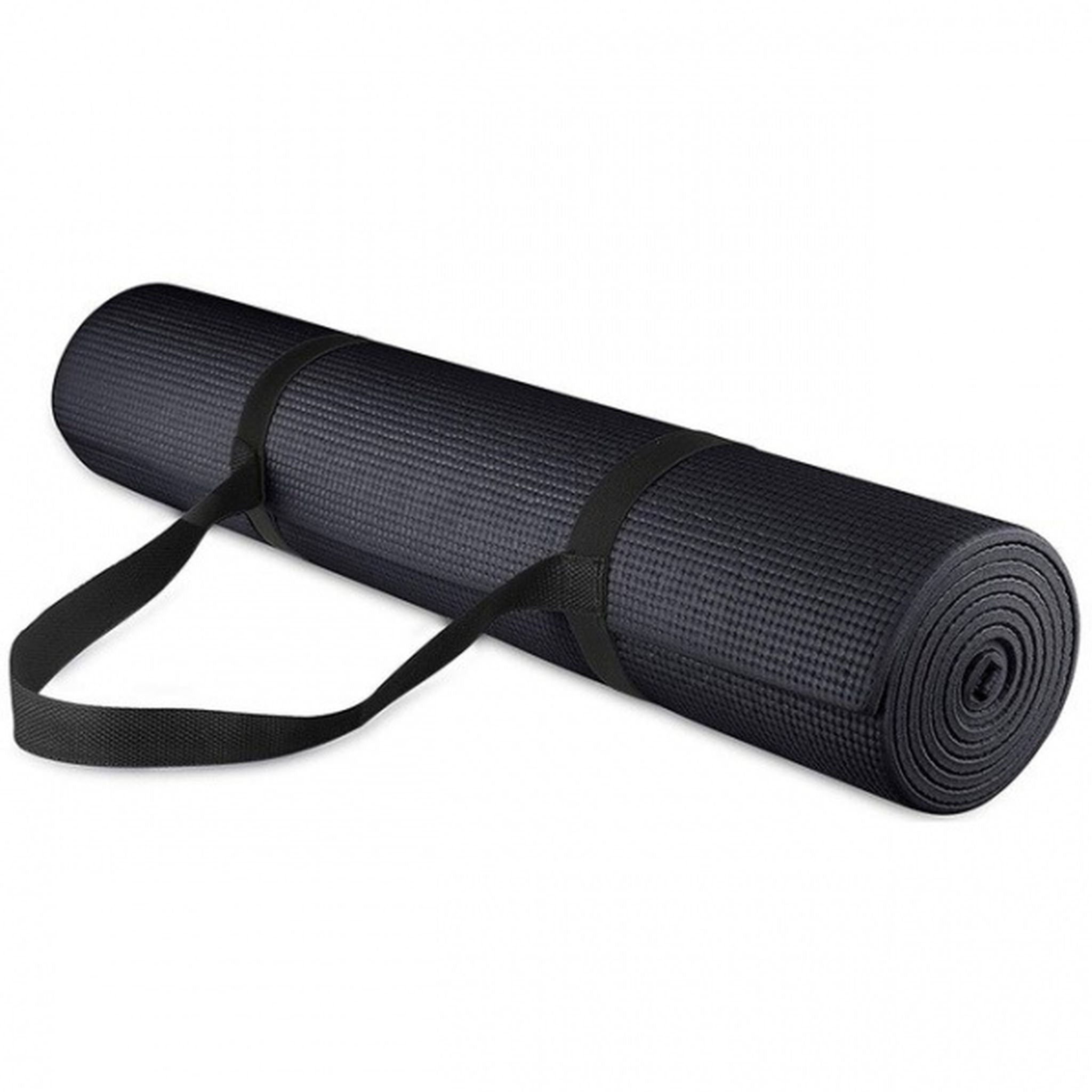 Olympic Fitness 6mm Yoga Mat with Strap