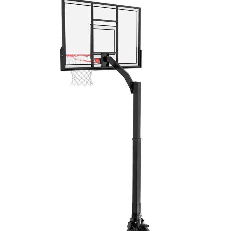 Spalding 60-inch Momentous EZ Assembly Acrylic Portable Basketball System