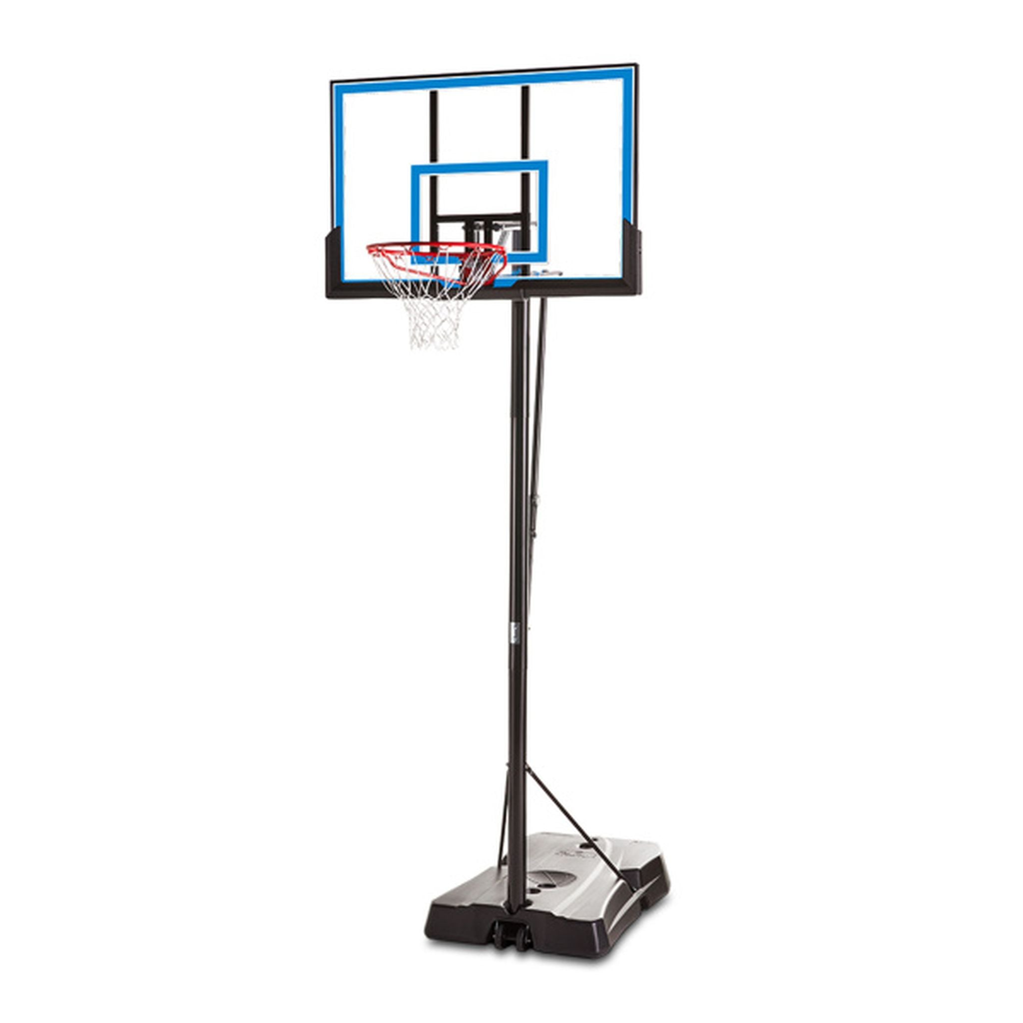 Spalding 48-inch Pro Glide Polycarbonate Portable Basketball System