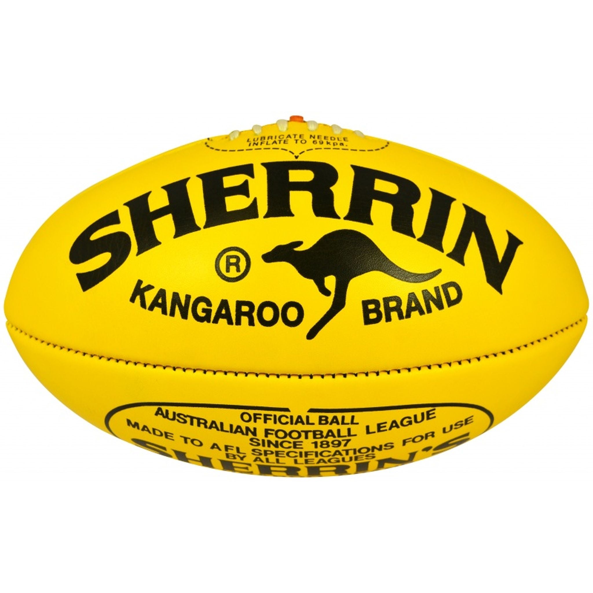 Sherrin KB Football Veg Tan Yellow - Size 5