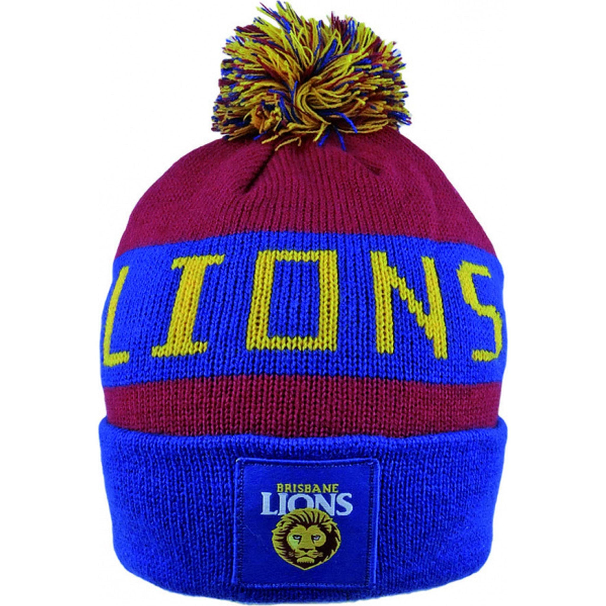 Burley Brisbane Lions AFL Bar Beanie