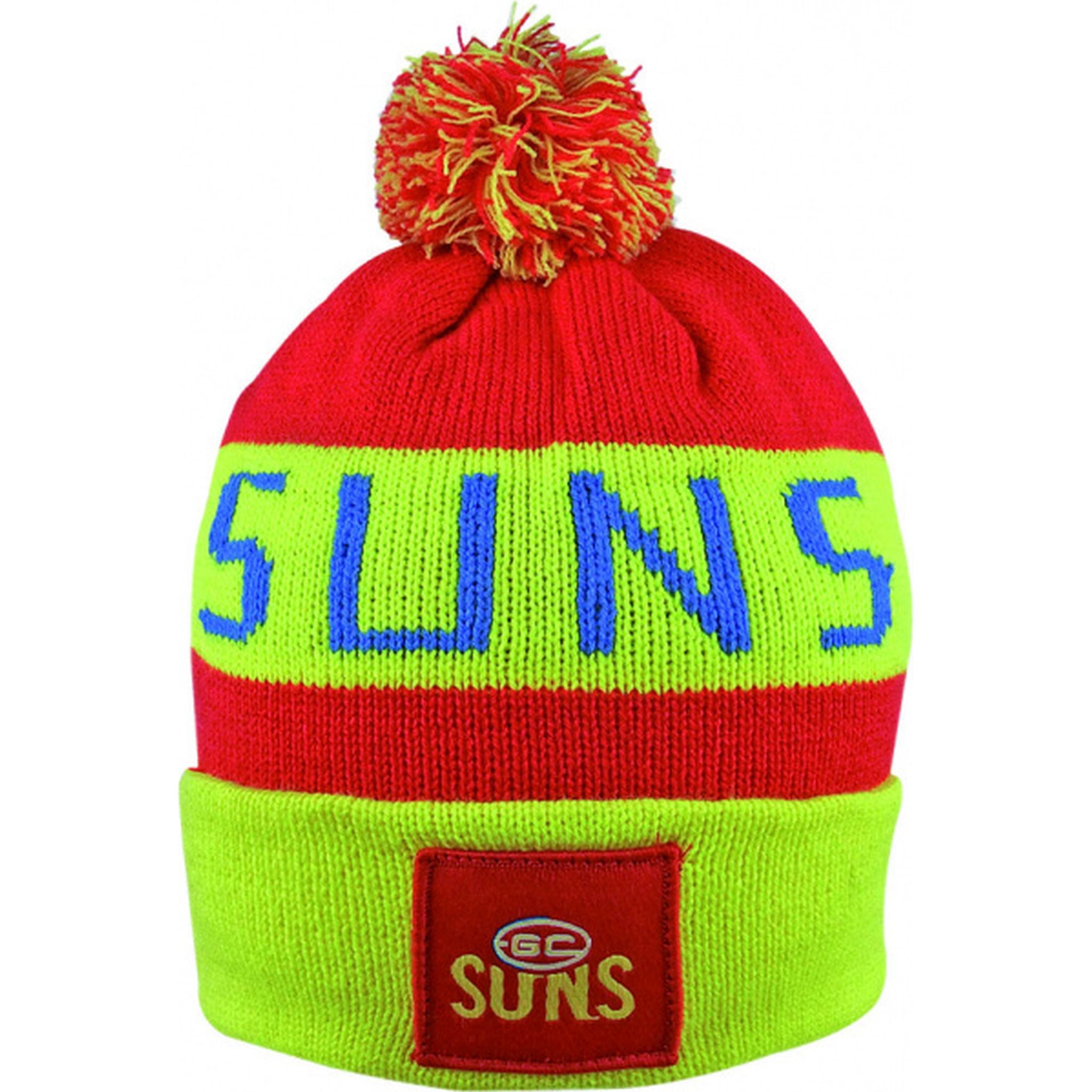 Burley Gold Coast Suns AFL Bar Beanie