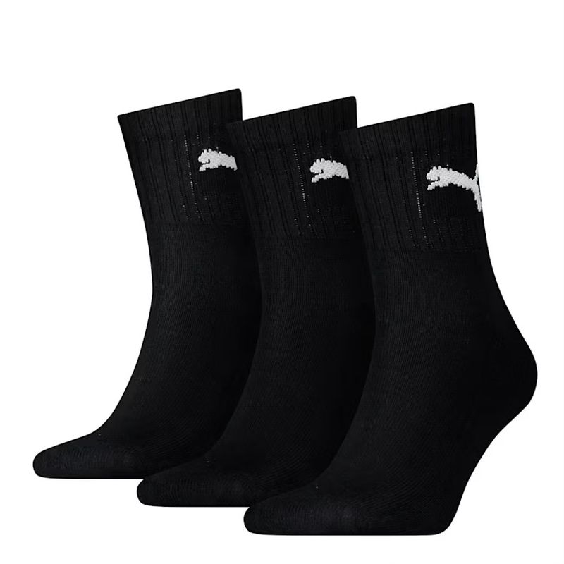 Puma 3pk Unisex Cushioned Short Crew Socks