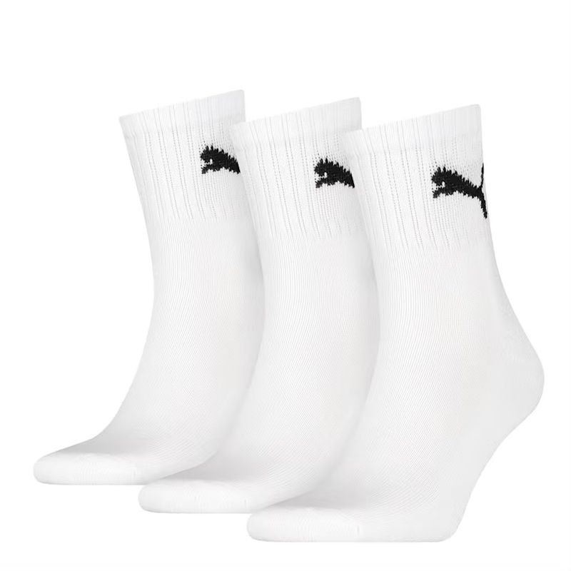 Puma 3pk Unisex Cushioned Short Crew Socks