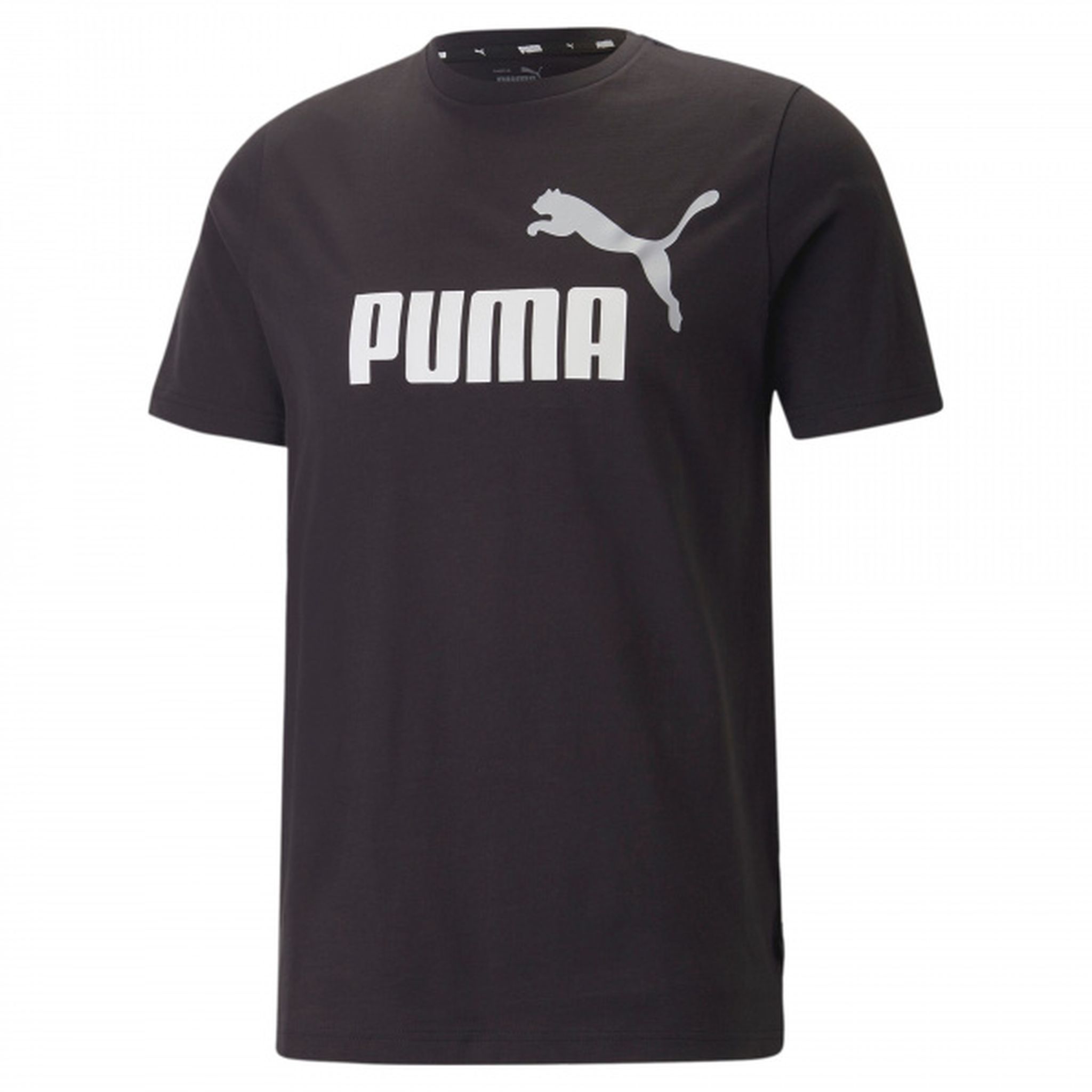 PUMA Mens Essentials+ 2 Colour Logo Tee