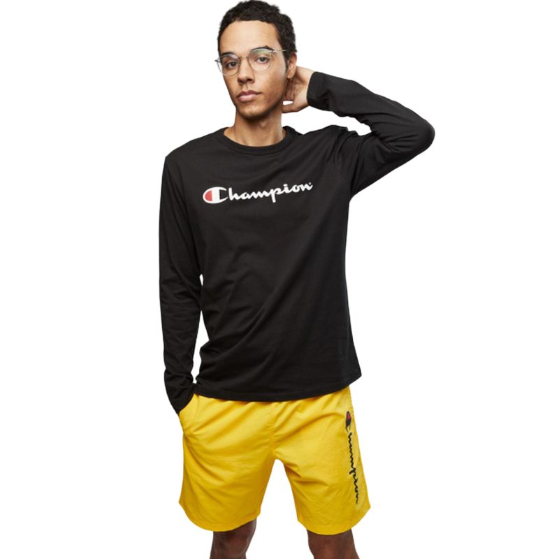 Champion Mens Script Long Sleeve Tee