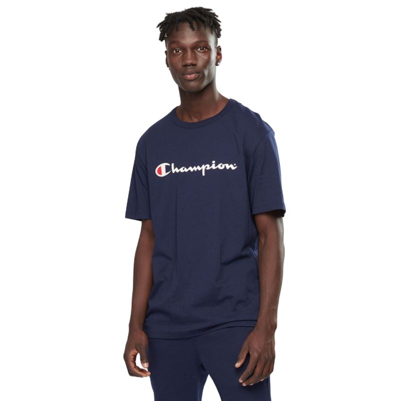 Champion Mens Script Short Sleeve Tee