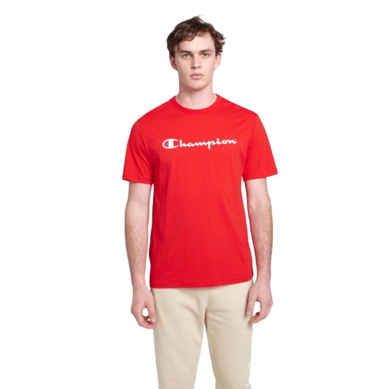 Champion Mens Script Short Sleeve Tee