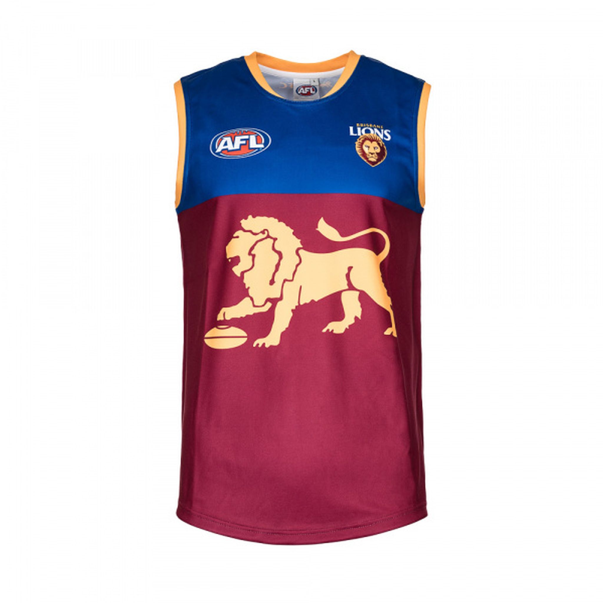 Burley Brisbane Lions AFL Home Adults Replica Guernsey