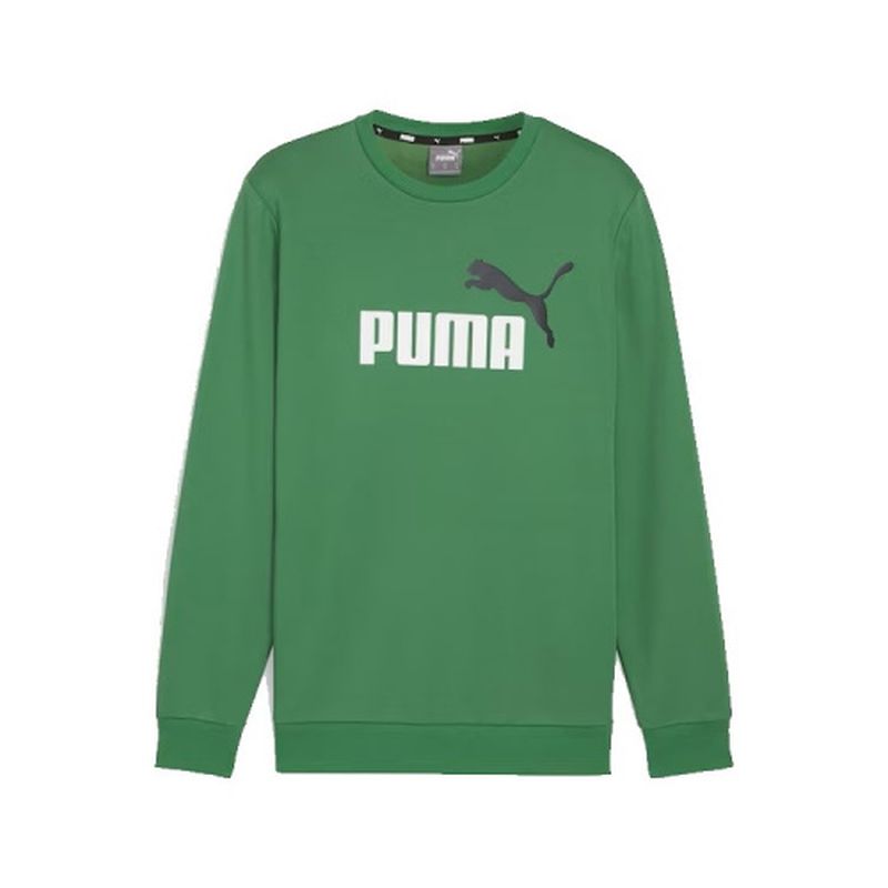PUMA Essentials+ Two-Tone Big Logo Crew