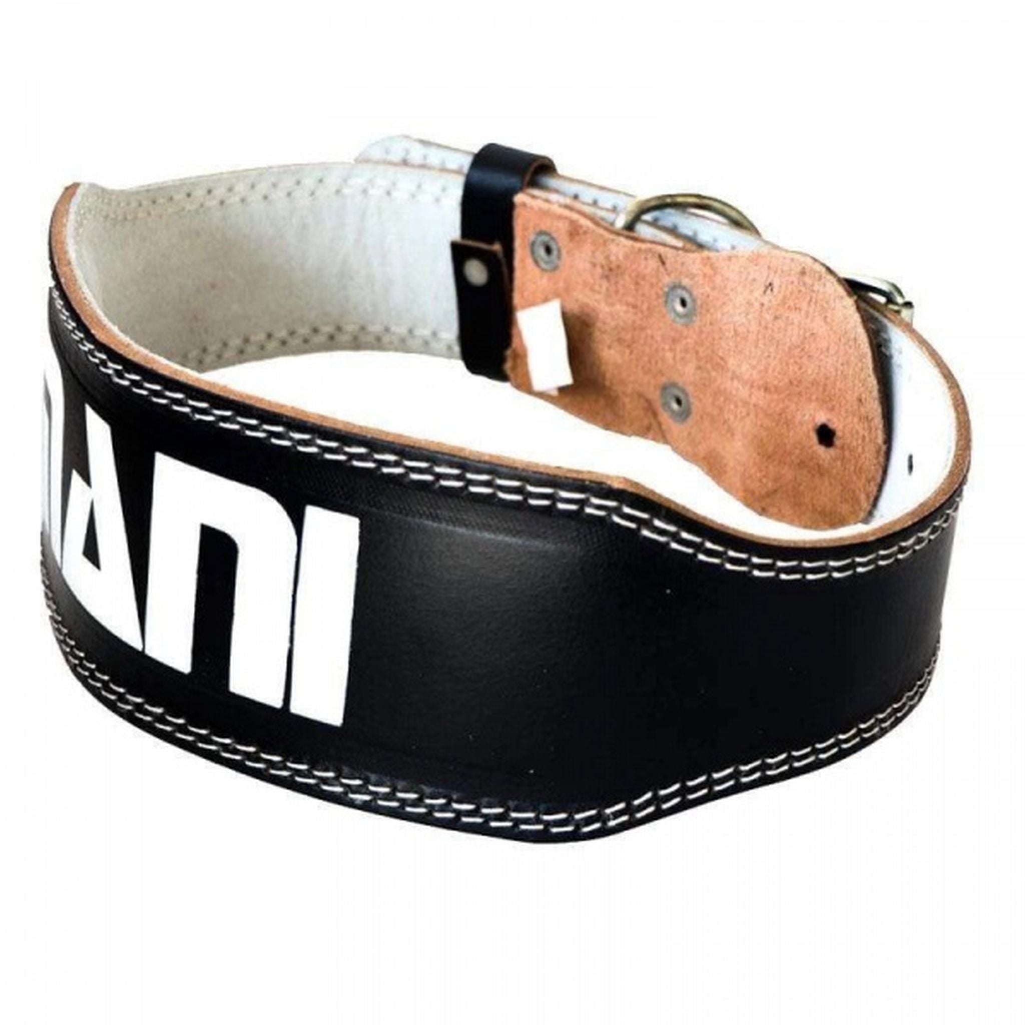 Mani Deluxe 4-inch Padded Leather Weight Belt