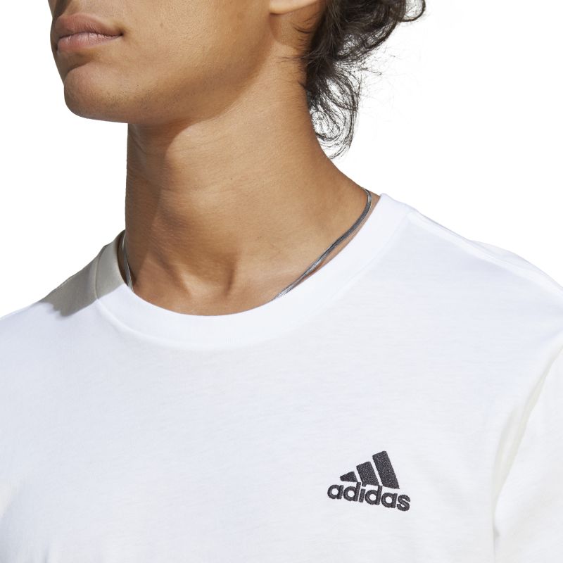 Adidas Mens Essentials Small Logo Tee