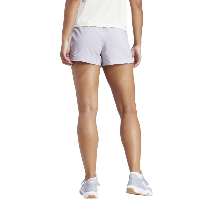 Adidas Womens Pacer 3-Stripes Woven High-Rise Short