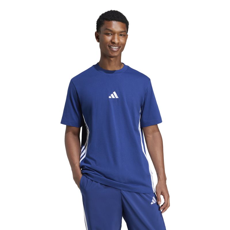 Adidas Mens Essentials Single Jersey 3-Stripes Tee