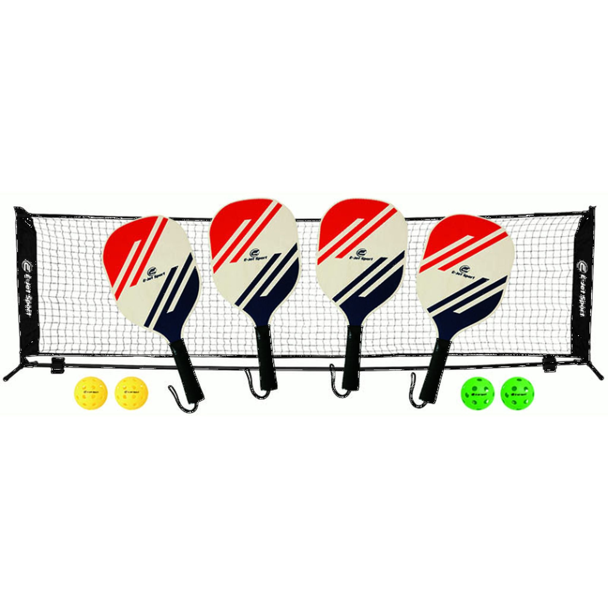 EJET Pickleball 4 Player Set with Net