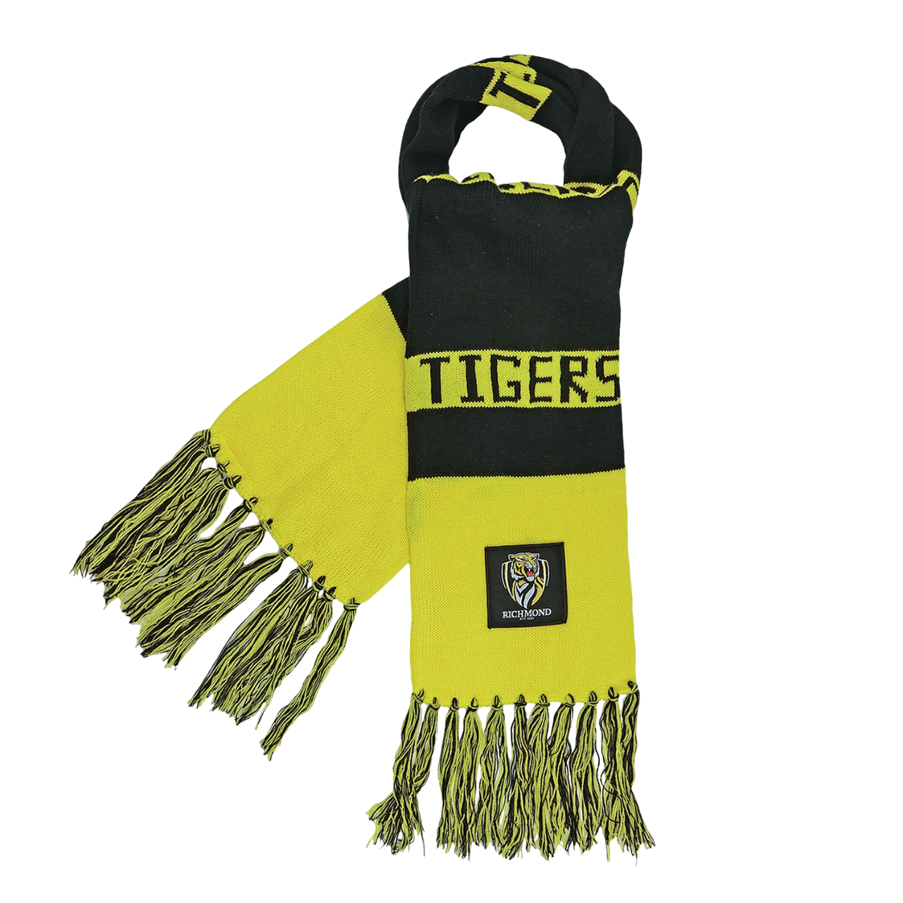 Burley Richmond Tigers AFL Bar Scarf