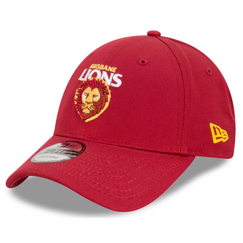 New Era Brisbane Lions Official Team Colours 9FORTY Cloth Strap