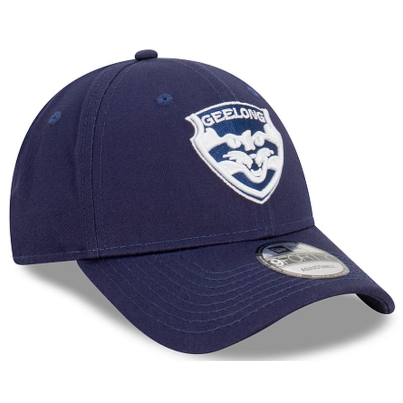 New Era Geelong Cats Official Team Colours 9FORTY Cloth Strap